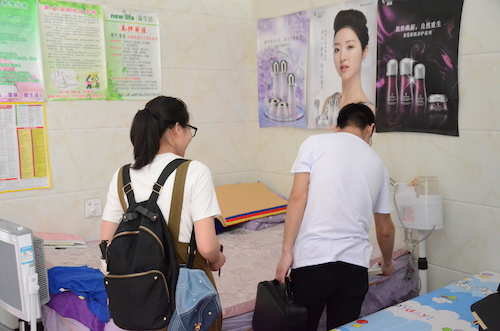 7月10日 色花堂
 赴余杭区测甲醛小分队 入户测甲醛(1)