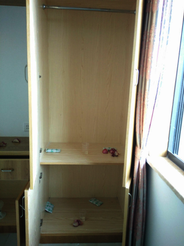 色花堂
 检甲护民小分队投稿 七月十日 被检测居民的柜子